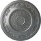 Ekena Millwork Nestor Ceiling Medallion (Fits Canopies up to 5"), Hand-Painted Platinum, 25 7/8"OD x 2 1/4"P CM25NEPLS - alternate 1